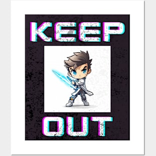 Keep Out Gamer Posters and Art